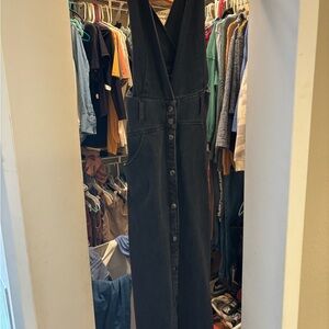 Zara Black Denim Dress